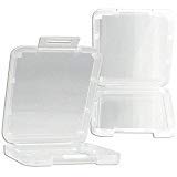 Etech Collection 10 Pack Of Clear Plastic Cf/Compact Flash Memory Card Case Holder For Sandisk/Kingston/Transcend/Samsung Memory Card (Plastic Case Only, Memory Card Not Included)    Shipping From Usa